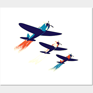 Three Planes Posters and Art